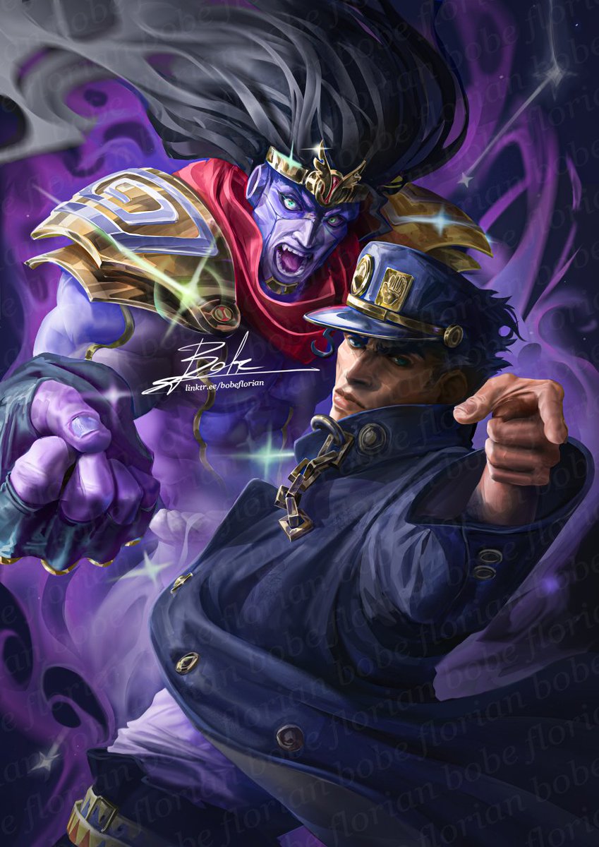 bobe_florian's tweet image. The redraw of my boy jotaro! Yeah sure, now I have to put tons of watermarks to prevent some people from stealing my work I guess...
Print available soon on my shop btw 😋