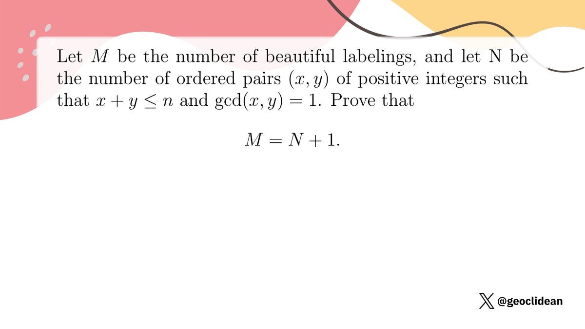 geoclidean's tweet photo. Beautiful Labelings
#Combinatorics #IMO2013 #IMO #IMOShortlist https://t.co/dsqnAqJfeE