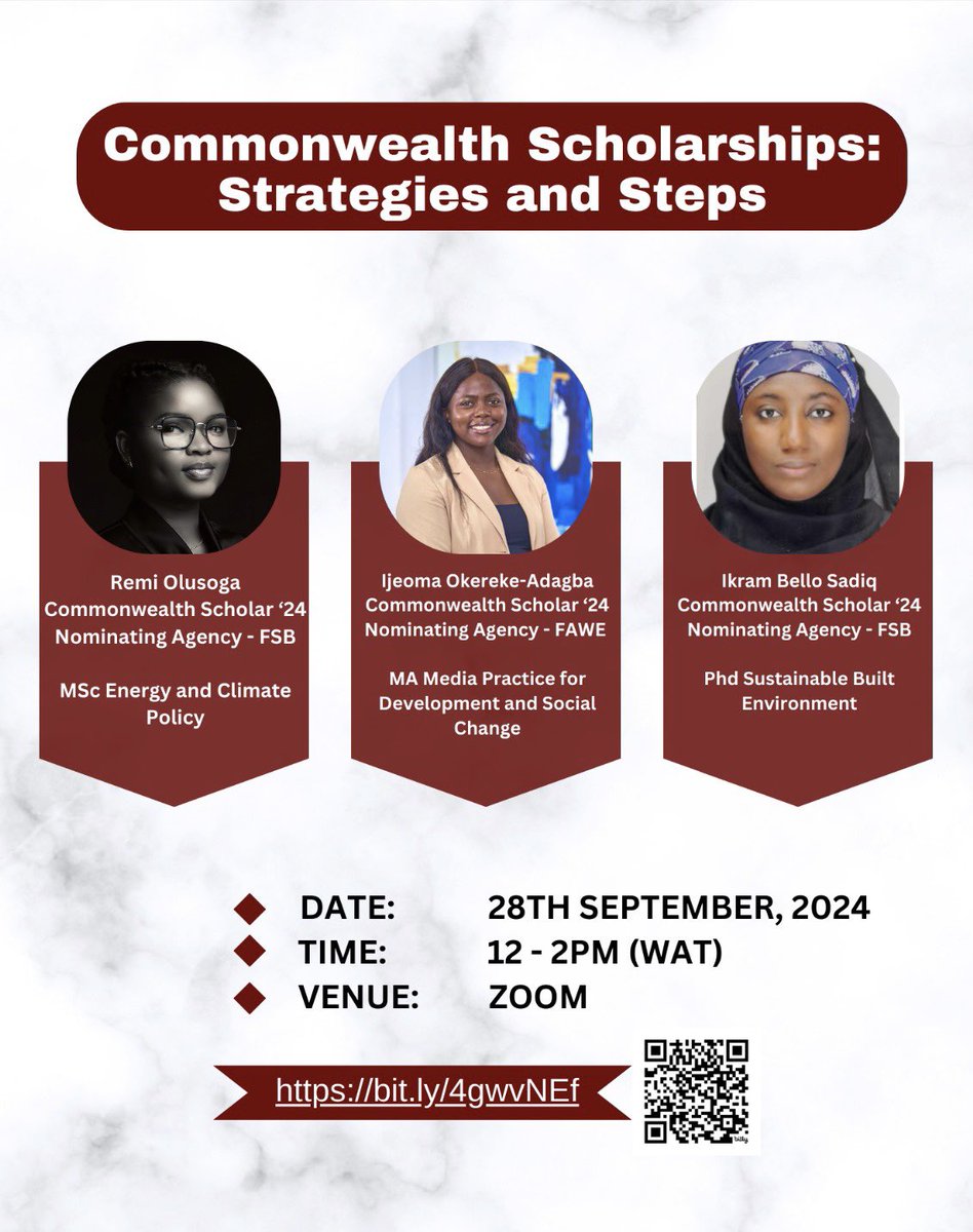 Watch the full recording of the webinar we held two days ago on ‘Commonwealth Scholarships:Strategies and Steps’. m.youtube.com/watch?v=ksaR0v…
