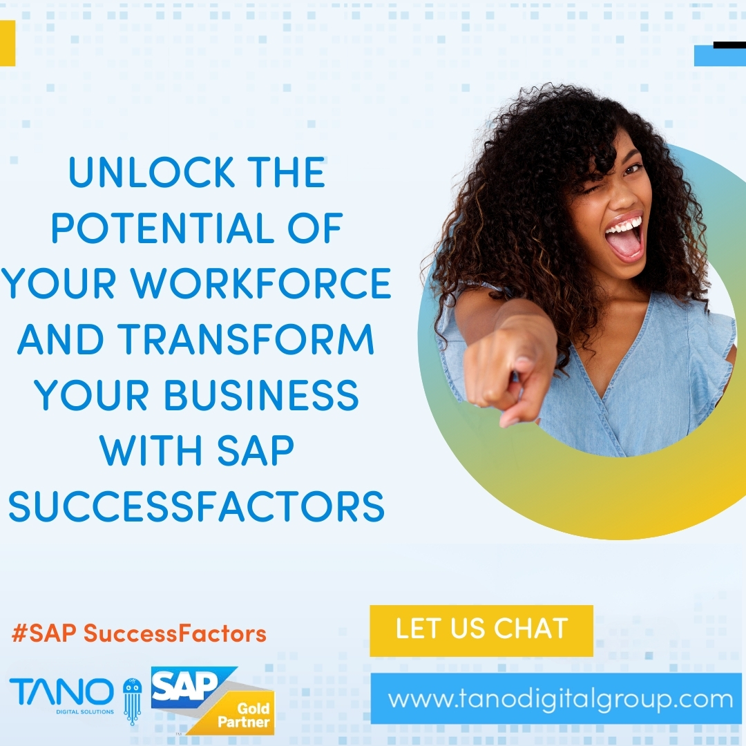 TanoGroup's tweet image. Empower your employees, optimize performance, and streamline HR processes with a cloud-based solution that adapts to your business needs. It’s time to unlock the full potential of your workforce! 

#SAPSuccessFactors #HRInnovation #Tanodigitalsolutions
#WorkforceTransformation