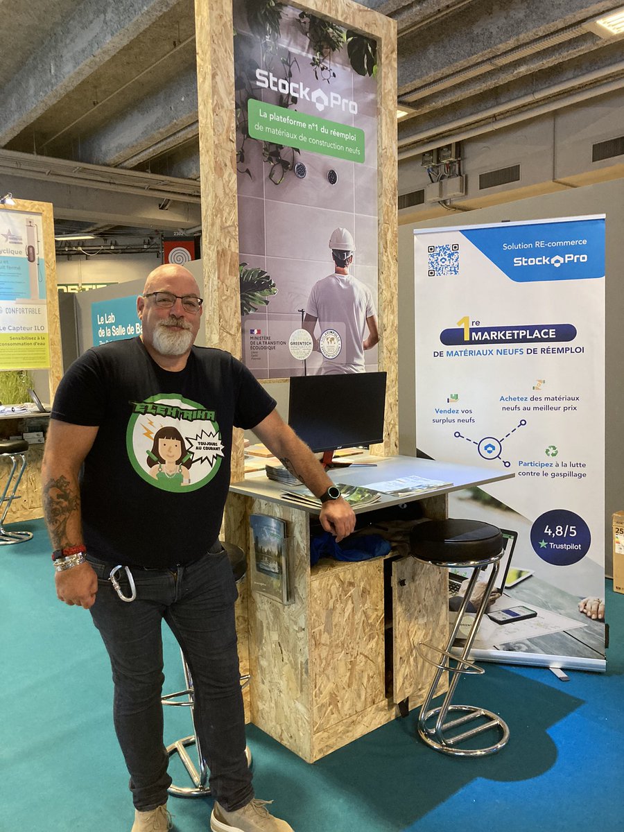 FranceStockpro's tweet image. @FranceStockpro vous attend au Hall 2.3 de @Batimat @salon_Ideobain pour les 4 jours à venir! 
#reemploi #plomberie #electricite