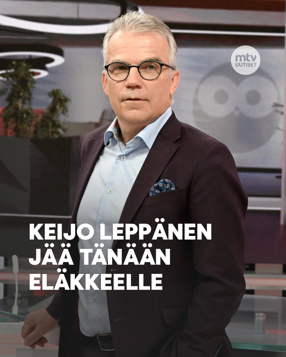 MTVUutiset's tweet photo. MTV:n rakastettu uutisankkuri Keijo "Keke" Leppänen jää tänään eläkkeelle! 🙏❤️

Katso Leppäsen viimeinen uutislähetys suorana tänään kello 22 MTV Katsomosta ja MTV3-kanavalta. 🙌

https://t.co/ghKzzjqcAi

#keijoleppänen #MTV #mtvuutiset https://t.co/T27IF6RHGb