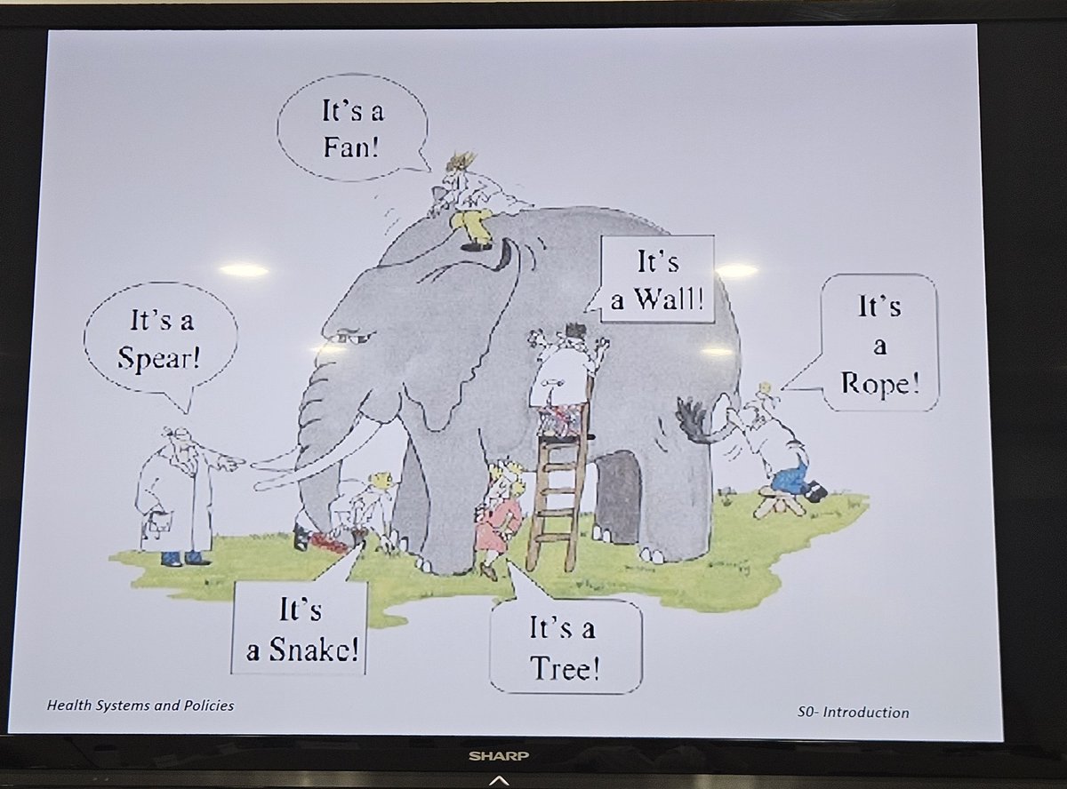 JVLazarus's tweet photo. @ArunJSanyalVCU @FattyLiverA The elephant in the room...! A #publichealth classic that Prof @antoniplas presents annually in our #HScourse at @ISGLOBALorg. We're live now in Barcelona and it reminded me of Dr @ArunJSanyalVCU's masterful description of MASLD at our Unitef Nations GA MASH side-event last week https://t.co/53jPtnfd2H