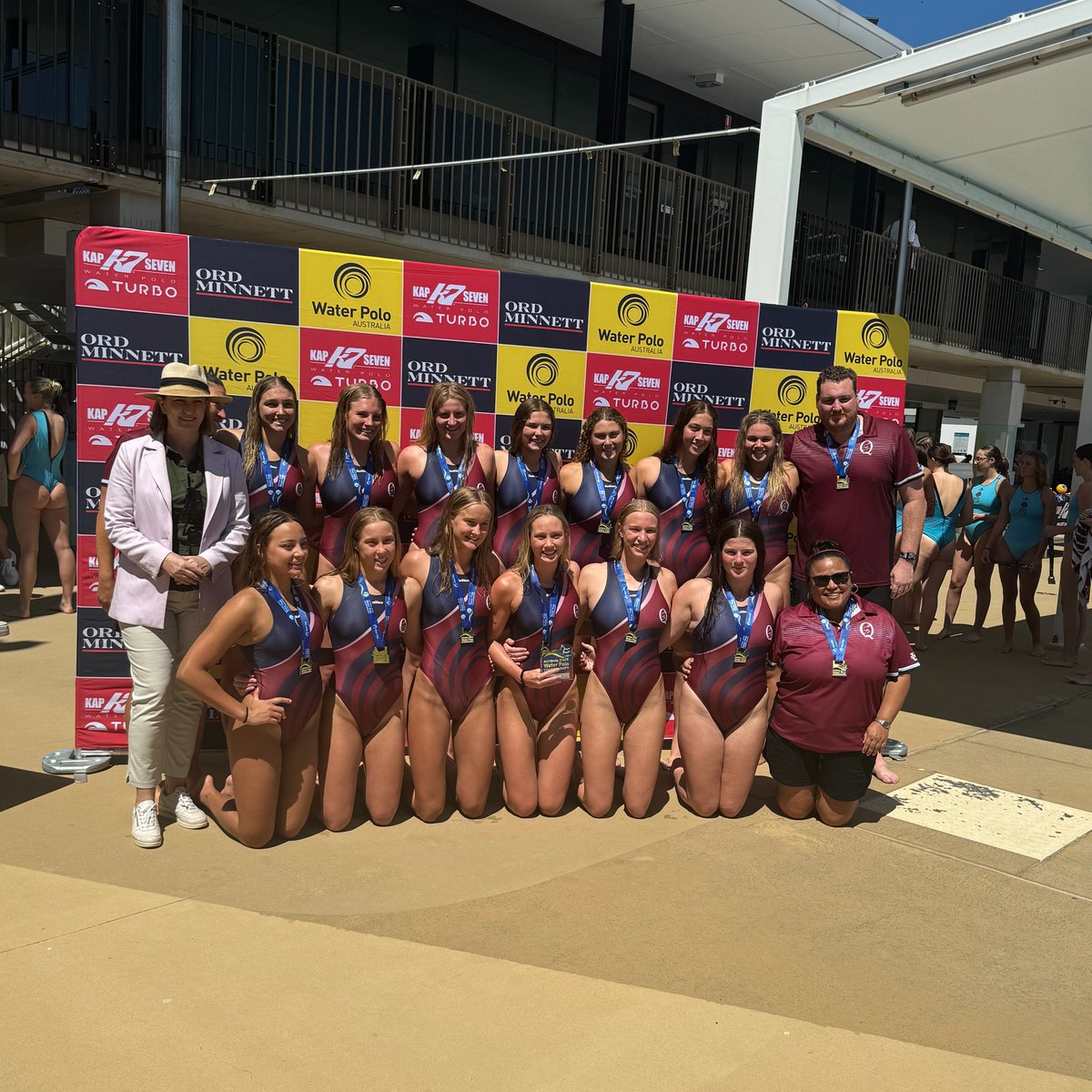 Congratulations to our 2024 15&amp;U and 17&amp;U Women's National State Championships medalists 💪

17&amp;U
🥇 Water Polo QLD
🥈 Water Polo NSW
🥉 Water Polo NZL

15&amp;U
🥇 Water Polo NSW
🥈 Water Polo QLD
🥉 Water Polo NZL

<a href="/kap7waterpolo/">KAP7 Water Polo</a> <a href="/turboswim/">TurboSwim</a>