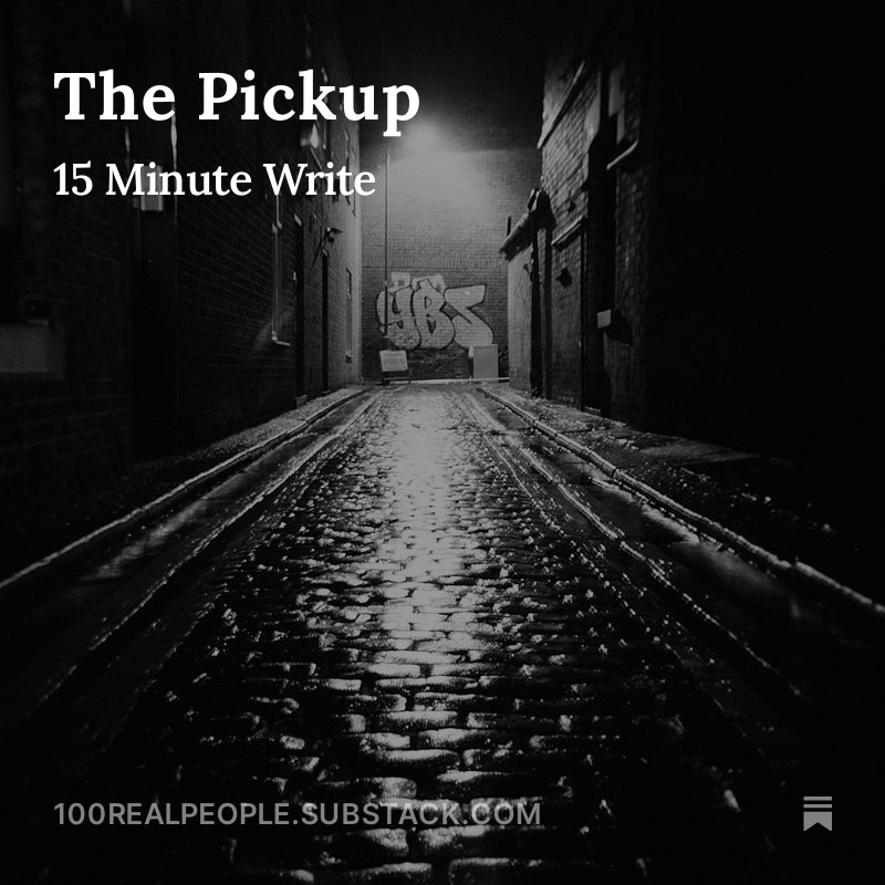 The Pickup , by <a href="/100realpeople/">100 Real People</a> open.substack.com/pub/100realpeo…