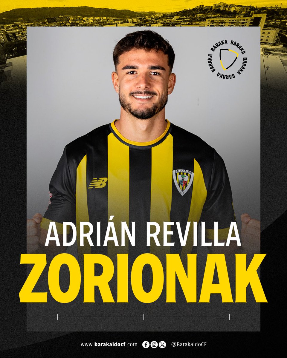 Hoy es el cumpleaños de nuestro delantero Revilla 🥳🎂 

Zorionak <a href="/Adrianrevilla_/">Adrian Revilla</a> ! 

#GoazenBaraka