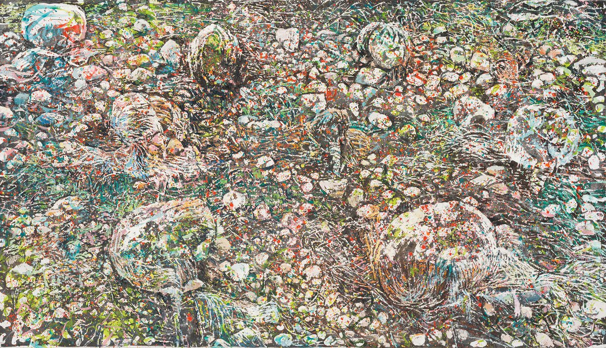 Razstava Obrobja v Generali galeriji prinaša vpogled v slikarsko produkcijo Anje Jerčič Jakob, ki je nastajala med l. 2021 in 2024. Za razstavo je izbrala tri vsebinsko ločene serije (Plevel, Glave in Slivnik). Razstava je na ogled od 18. 9. do 18. 11. 2024.