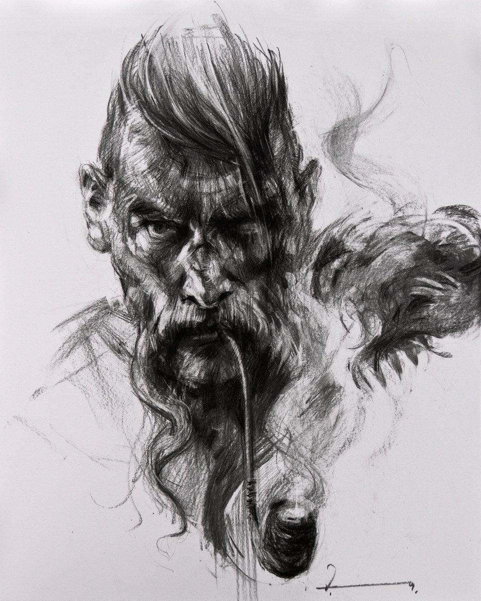 VasoiKo's tweet photo. "Козацького Роду, 62", 2024.
Paper, charcoal. Lacquer fixation.
50x40 cm.
#Art #Graphics #Soul #Charcoal #Ukraine #Cossack #Light #Shadow #Kozak #Character #SilSol #Drawing #Expression #FineArt https://t.co/rFw8khmDpM