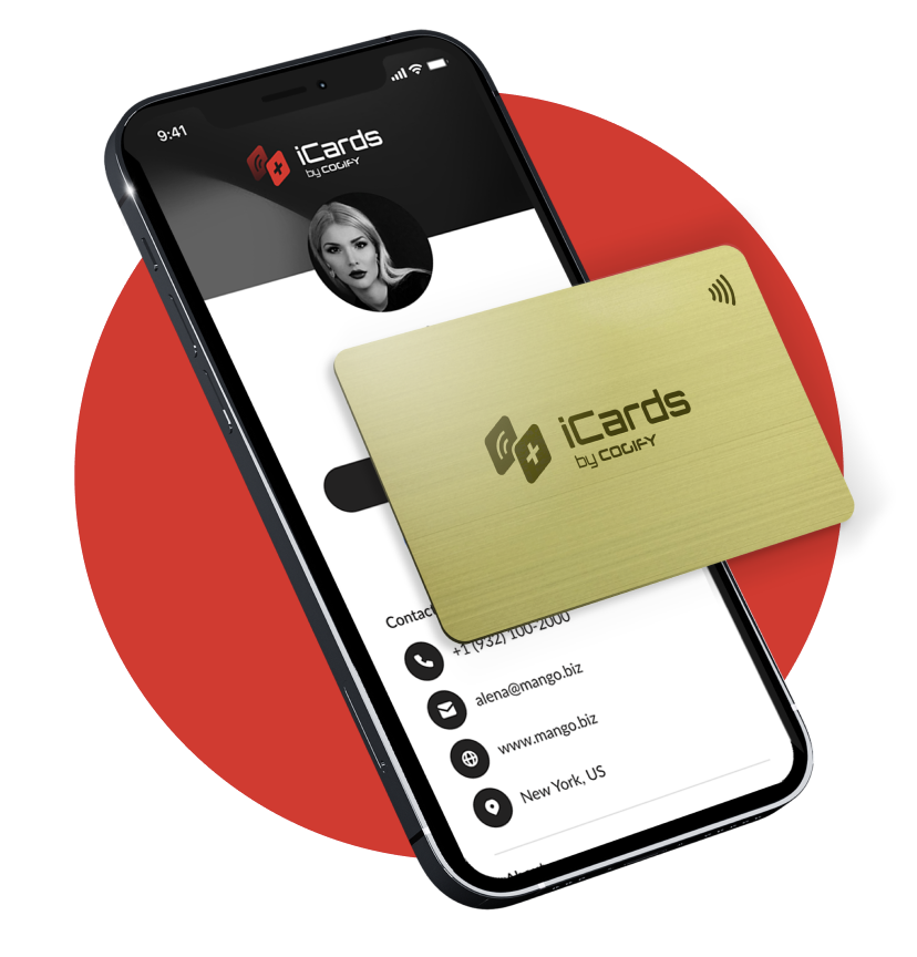 CogifyAG's tweet photo. Unique features of iCards, N 6.

iCards allows you to create personalised digital profile that stands out. Add a high-quality profile picture, cover photo, and Digital ID to make a lasting impression.

#iCards #Cogify #SmartNetworking https://t.co/TwAz0AsbG9