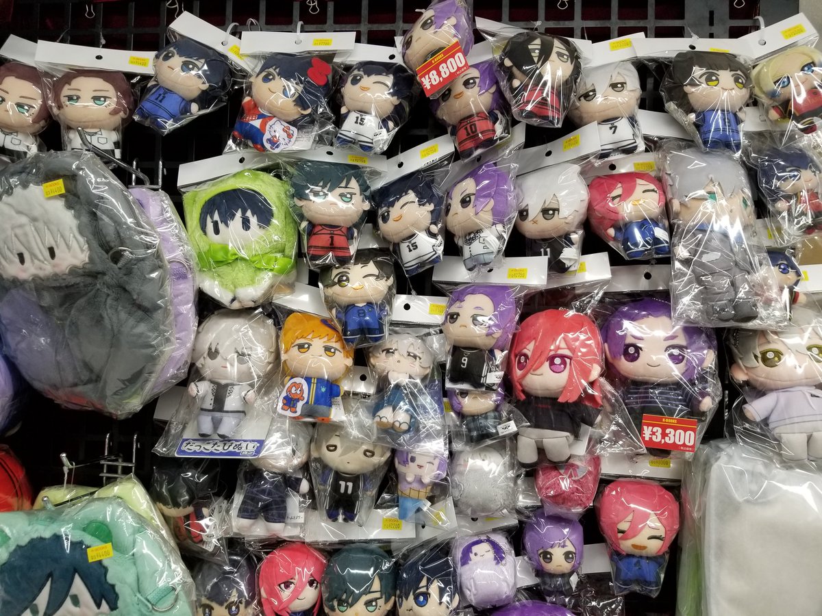 コーナー紹介】 『#ブルーロック』 人気のちびぐるみを中心に幅広くお