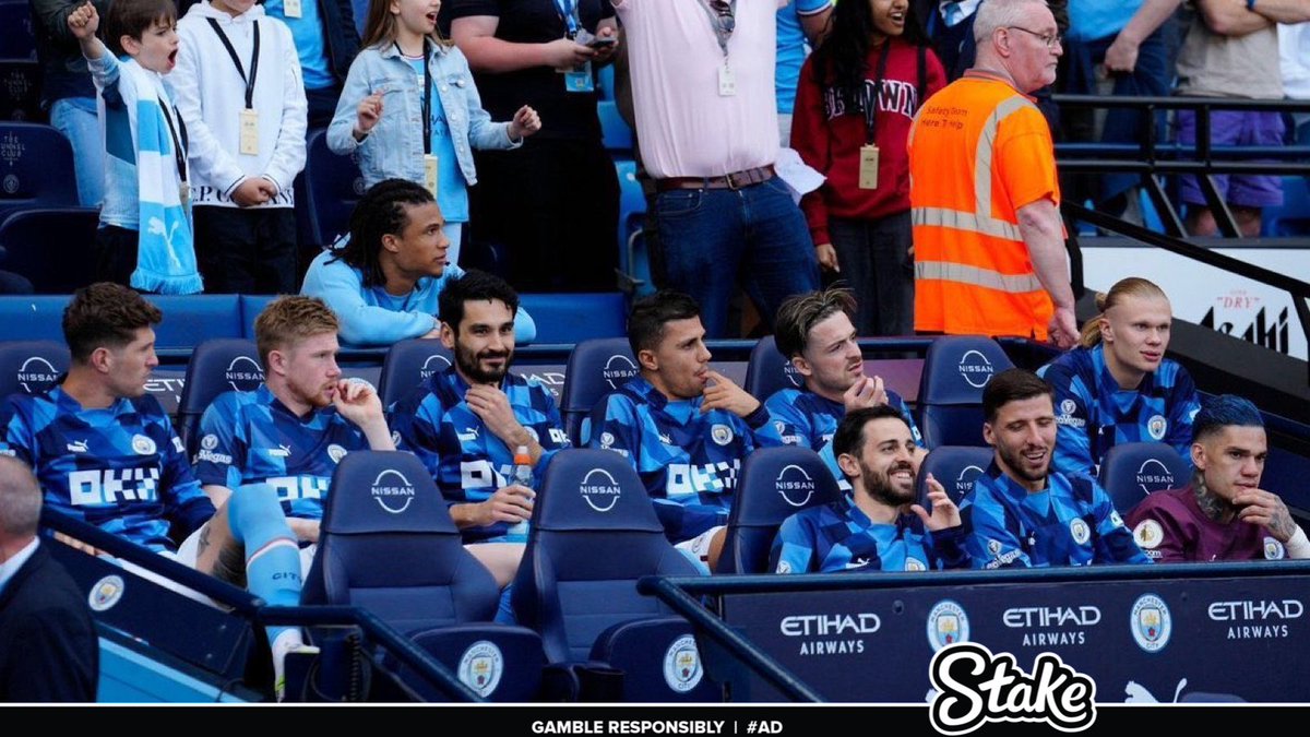 Greatest football bench in history. No 13 will shock you🤯, A thread 🧵 

1. Manchester city 22/23
