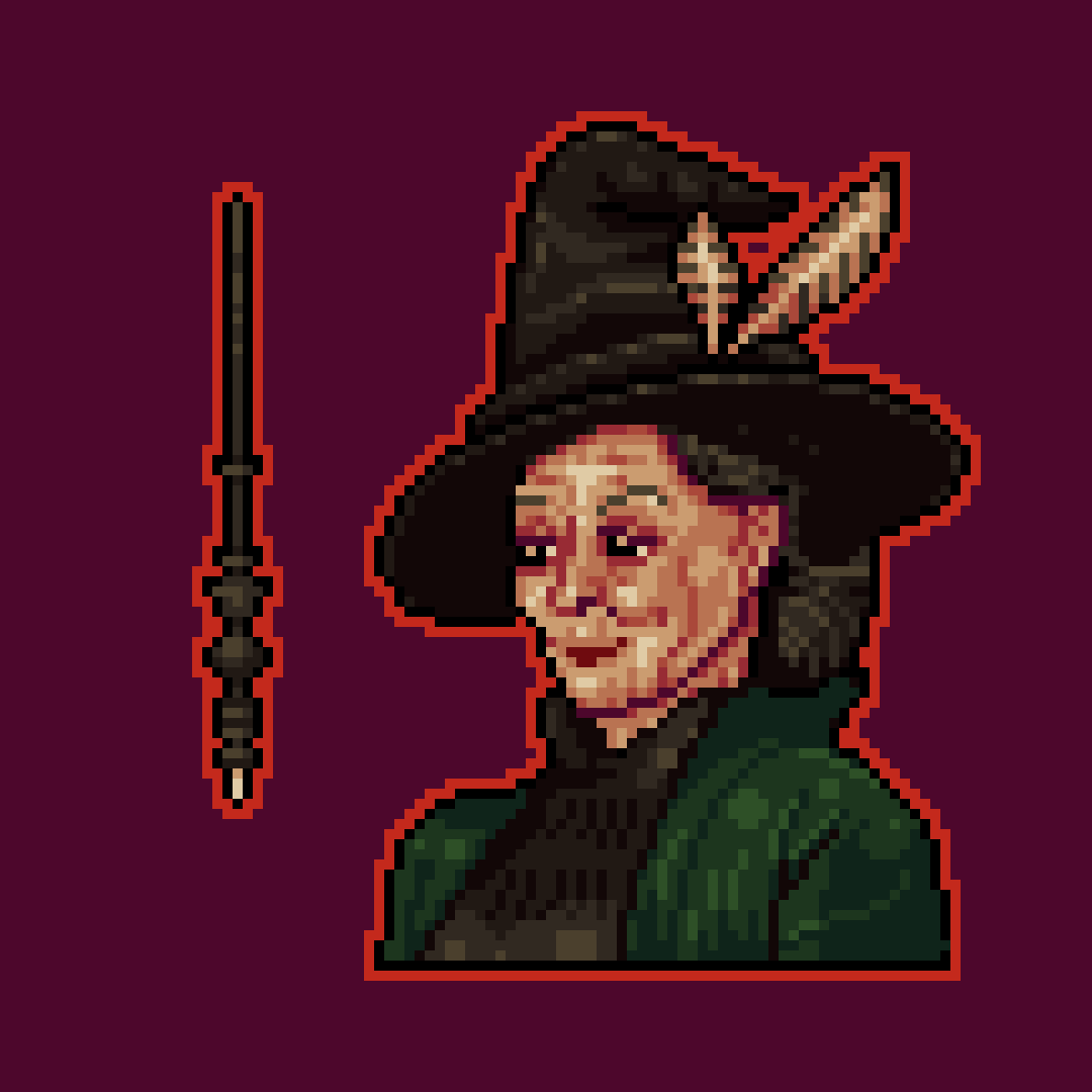Rest in peace Maggie Smith, our professor McGonagall 🙏🪄  

Join me on my server : discord.gg/5p4rY9bCsn

#harrypotter #mcgonagall #maggiesmith #pixelart #pixel #pixelartist #gamedev