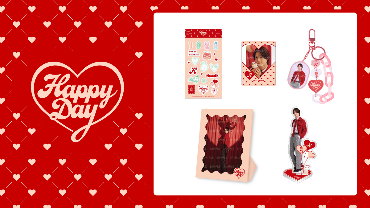 HAPPY K DAY OFFICIAL MERCHANDISE予約販売決定！ 📅2024.10.04 12:00