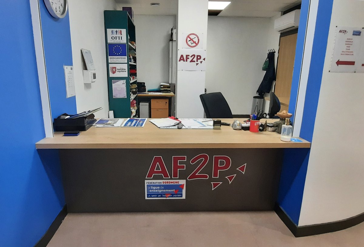 Ligue_24's tweet photo. L'Atelier de Formation du Périgord Pourpre (AF2P) de #Bergerac déménage. Rendez-vous désormais 8 place de la Bardonnie à Bergerac : https://t.co/S7Yy7KwWed https://t.co/oU6GgNWpKi