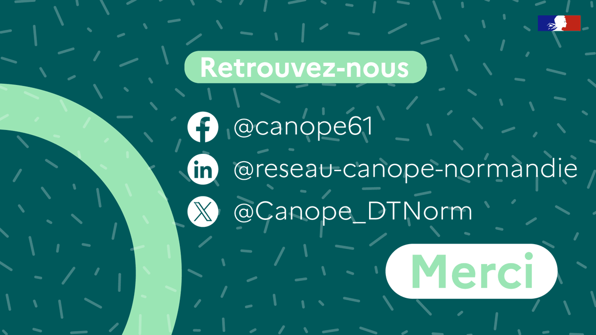 👋À partir de ce jour, suivez-nous sur X 👉<a href="/Canope_DTNorm/">Réseau Canopé Normandie</a>  🙏 Merci pour tous les moments partagés. Retrouvez-nous sur Facebook 👉 canope61 et Linkedin 👉 Réseau Canopé Normandie
À bientôt !