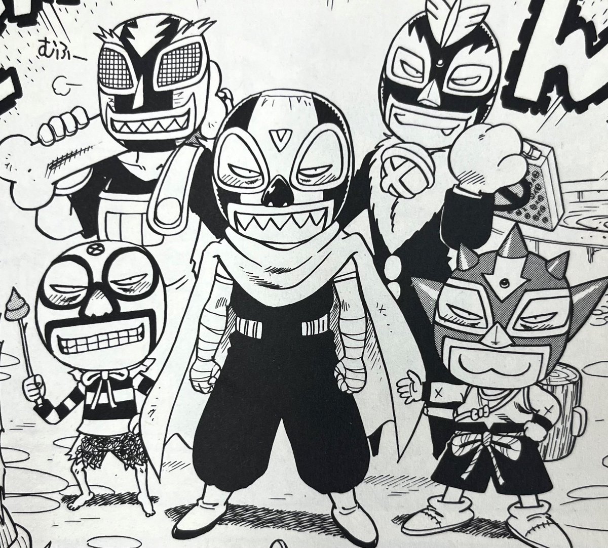 勇者と覆面！ 『コロッケ！』では覆面をしたり、マントを着たり、別の