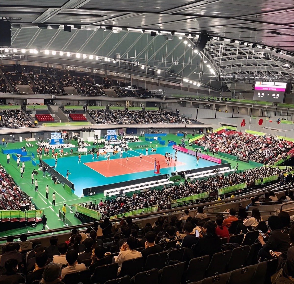 배구 시즌 도쿄체육관 가면 좋은이유
ㄴ애니랑 똑같다