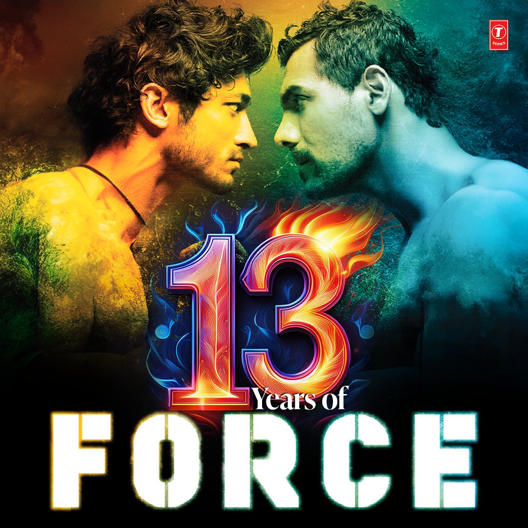 T-Series (@tseries) on Twitter photo The music of Force still echoes in our hearts after 13 action-packed years! ๐ง๐ฅ
#13YearsOfForce #JohnAbraham @<a href="/VidyutJammwal/">Vidyut Jammwal</a> <a href="/geneliad/">Genelia Deshmukh</a> <a href="/starstudios_/">Star Studios</a> #TSeries The music of Force still echoes in our hearts after 13 action-packed years! ๐ง๐ฅ
#13YearsOfForce #JohnAbraham @<a href="/VidyutJammwal/">Vidyut Jammwal</a> <a href="/geneliad/">Genelia Deshmukh</a> <a href="/starstudios_/">Star Studios</a> #TSeries