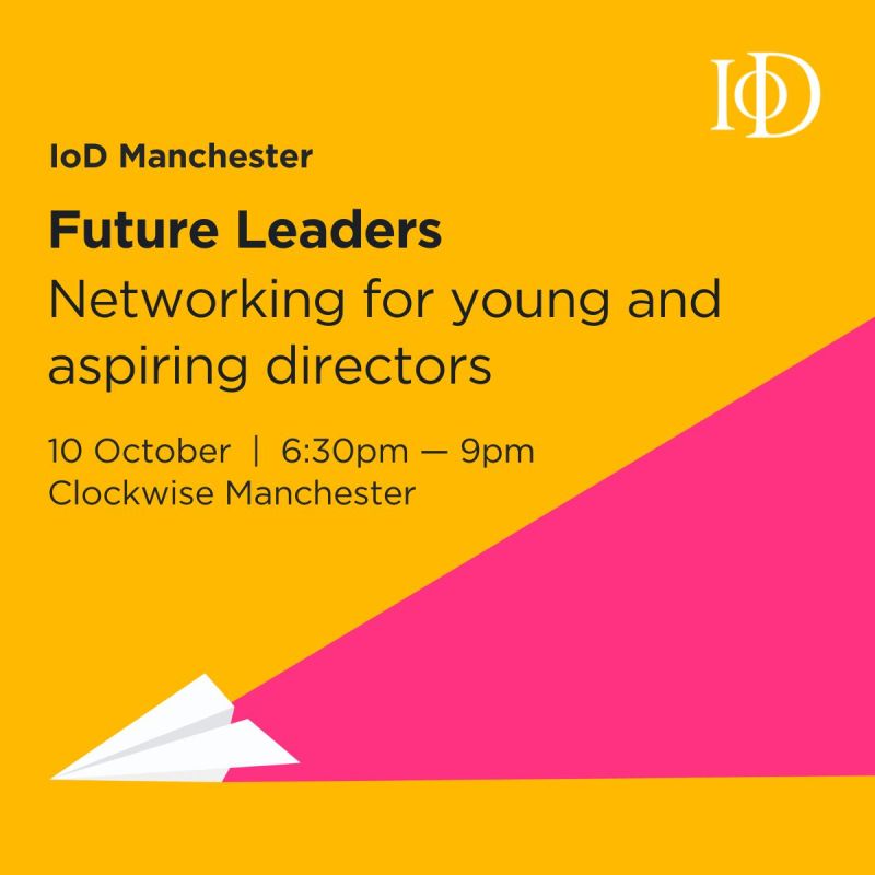 IoD North West (@iodnorthwest) on Twitter photo #Networking for aspiring directors! š£ 
Uni student or young professional looking to fast-track your career?
Join us on 10 Oct in Manchester for an FREE event designed to help you build the networking skills and connections you need to succeed.
lnkd.in/epinaRnY #Networking for aspiring directors! š£ 
Uni student or young professional looking to fast-track your career?
Join us on 10 Oct in Manchester for an FREE event designed to help you build the networking skills and connections you need to succeed.
lnkd.in/epinaRnY