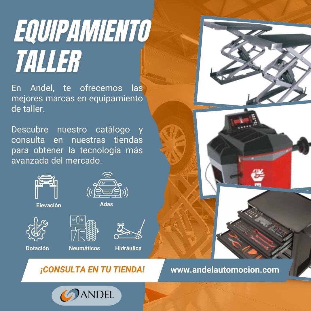 ¡𝗗𝗲𝘀𝗰𝘂𝗯𝗿𝗲 𝗲𝗹 𝗖𝗮𝘁𝗮́𝗹𝗼𝗴𝗼 𝗱𝗲 𝗲𝗾𝘂𝗶𝗽𝗮𝗺𝗶𝗲𝗻𝘁𝗼 𝗽𝗮𝗿𝗮 𝗧𝗮𝗹𝗹𝗲𝗿𝗲𝘀 𝗔𝗻𝗱𝗲𝗹! Acude a la red de Tiendas Andel y te asesoramos para encontrar la mejor maquinaria para tu taller. 
#EquipamientoDeTaller #Maquinaria #Asesoramiento #andel #taller