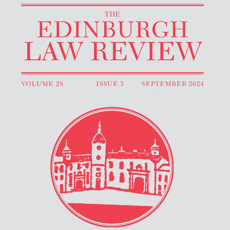 ECPrivateLaw's tweet photo. Just published in the Edinburgh Law Review! Article on "Testamentary Responsibility" by Alexandra Braun @UoELawSchool 
https://t.co/wPqmJcHDHn https://t.co/5I9QsNwFf3