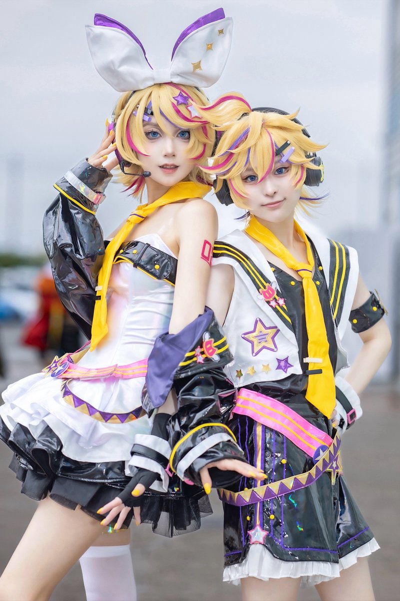 コスプレ/cosplay 鏡音リン・レン(MuseDashコラボ衣装) 「🌟いっしょに