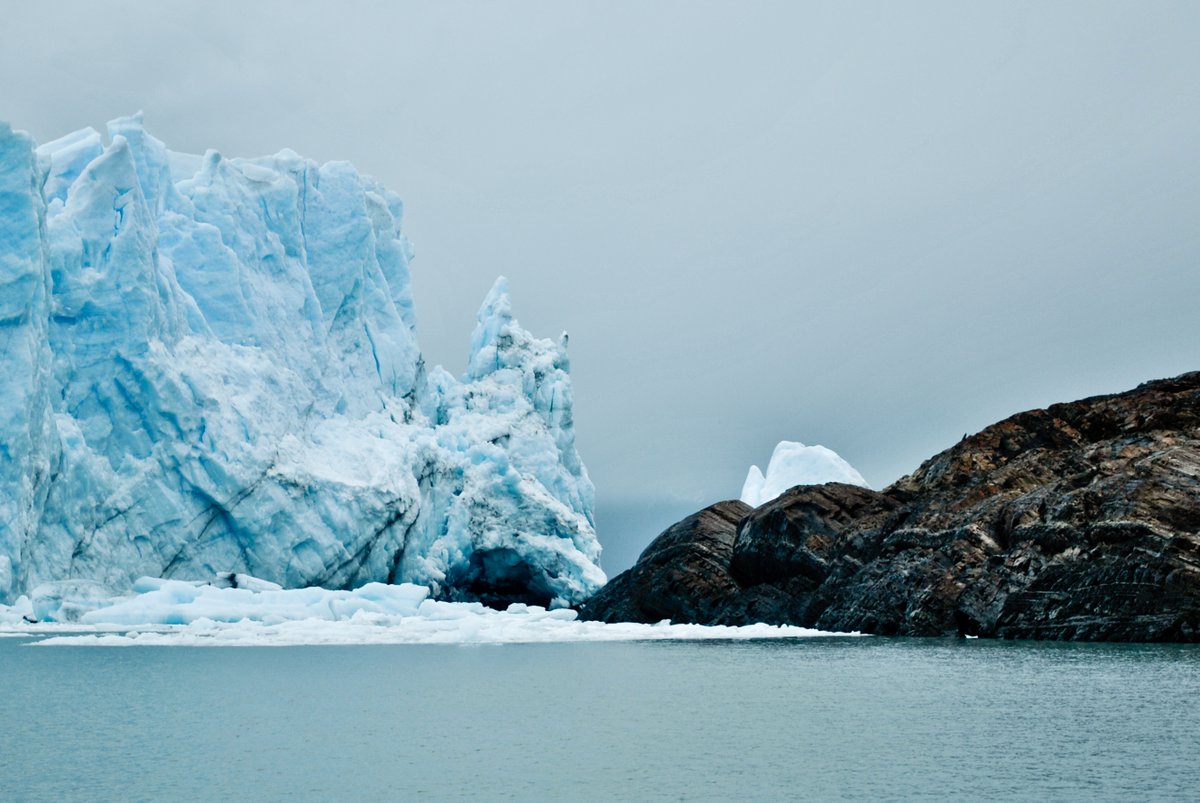 "Patagonia's glaciers, where ice meets rock ❄️. A moment of serene beauty captured in nature's wildest landscapes. #Patagonia #TravelPhotography #NaturePhotography #Glacier #AdventurePhotography #JeromeDevossePhotography