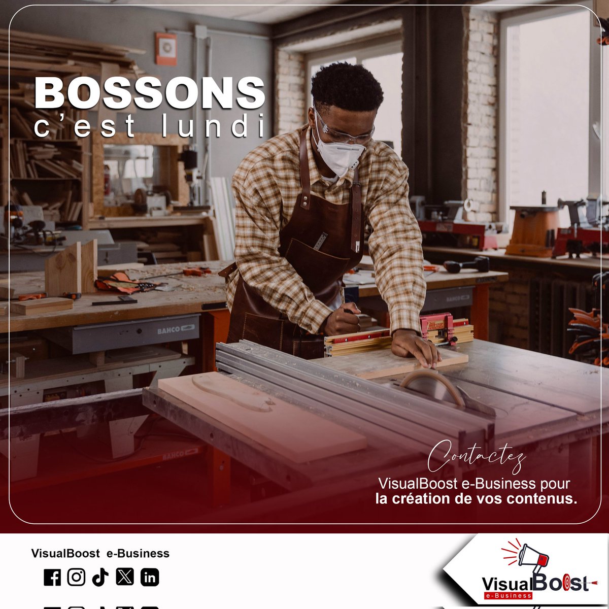 Visualboost_eB's tweet image. 𝗕𝗢𝗦𝗦𝗢𝗡𝗦, c&apos;est lundi ! 

Chaque début de semaine est une nouvelle opportunité pour atteindre nos objectifs. Avec détermination et énergie, faisons de cette journée le premier pas vers notre succès !

 #motivation #lundi