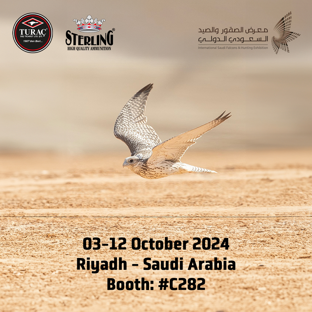 TuracDisTicaret's tweet photo. We took our place at ISFHE 2024, which will take place between 3-12 October and we are waiting for you, our valuable visitors, to our stand #C282.
🇸🇦 🇹🇷
3-12 Ekim tarihleri arasında gerçekleşecek ISFHE 2024’te yerimizi aldık; siz değerli ziyaretçileri standımıza bekleriz. Stant: #C282. 

#isfhe2024 #sterlingammunition #riyadh