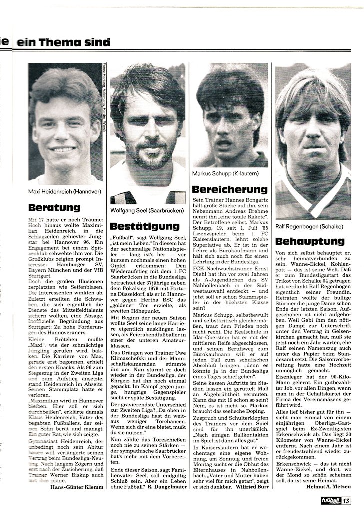 kicker_fuma's tweet photo. "Namen, die ein Thema sind"
(Aus: Fuma September/Oktober 1985)
#pinkall #kleff #möhlmann #förster #heidenreich #seel #schupp #regenbogen https://t.co/7kJrLNaAfc
