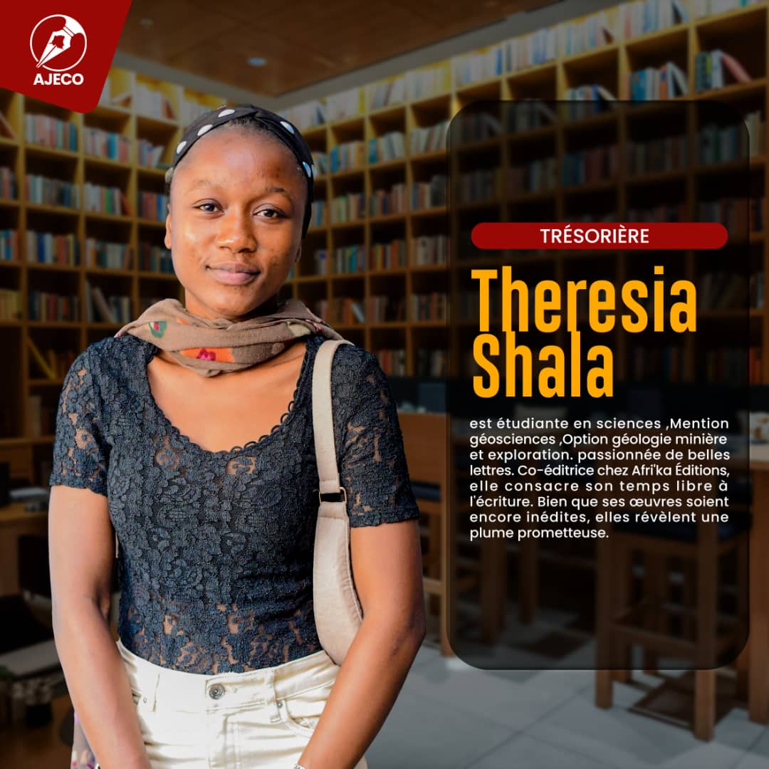AjecoRdc's tweet photo. Nous vous présentons notre trésorière, Theresia. Elle est la gardienne de nos ressources, celle dont l’œil avisé veille à chaque dépense et dont l'expertise assure la gestion financière de l'association.

#Kinshasa #masolo #livres #auteurs #comite #assosiation https://t.co/7X9lLSr2zC