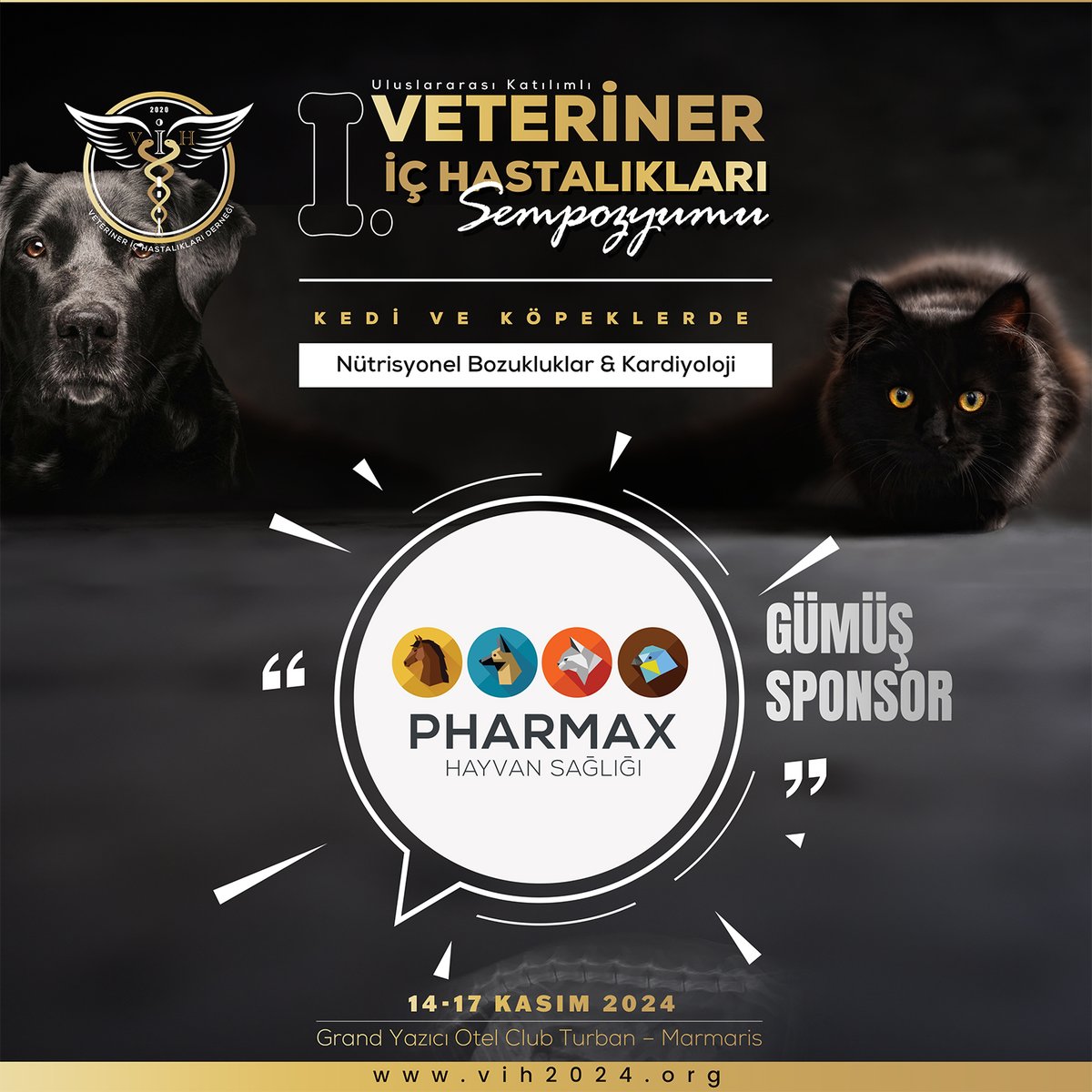 1. Veteriner İç Hastalıkları Sempozyumu'nun Gümüş Sponsoru Pharmax'a, değerli katkı ve destekleri için sonsuz teşekkürlerimizi sunarız. 🙏

#Pharmax #VeterinerİçHastalıklarıDerneği #Vih #VeterinerİçHastalıklarıSempozyumu #PlazaEvent