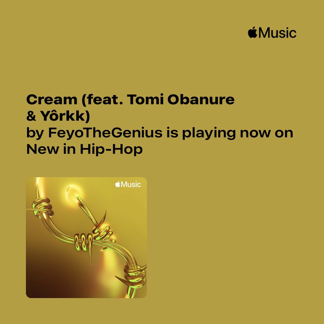 feyothegenius's tweet photo. We on @applemusic editorials. That’s massive🙂
Keep streaming, keep sharing…
We Live🤘🏾
#recklessreckless https://t.co/1FPlnsdf9k
