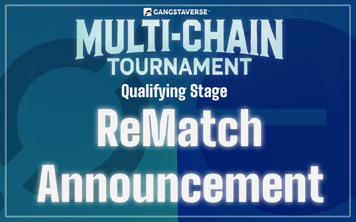 PlayGangWars's tweet photo. All scheduled matches of the Qualifying Stage are over. 

However, there were a few matches where the players were unable to load their assets during the game on BASE.
Thus we are rescheduling the matches that were effected.

After these matches, the leaderboard will be locked! https://t.co/dltuEPIrvF