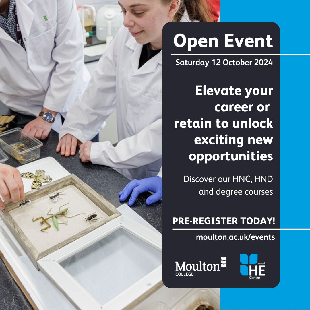 Ready to elevate your career? Want to retrain and open new opportunities? 🤔 Come to our next Open Event to discover our HNC, HND &amp; degree courses and unlock your potential!
Pre-register now by visiting our website 👉 buff.ly/3Xsm2y3 
#OpenEvent #OpenDay #HNC #HND #Degree