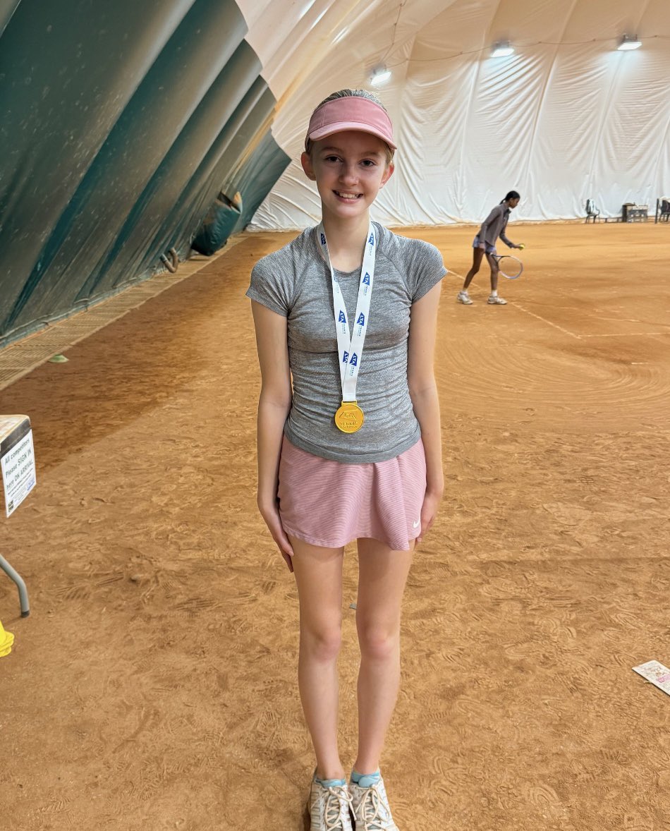 SportsSHS's tweet photo. Congratulations to Charlotte (year 7), winning the U14 G4 at Sutton over the weekend ππ€π€πΎπ #SHSTennis https://t.co/3uyReGExHf