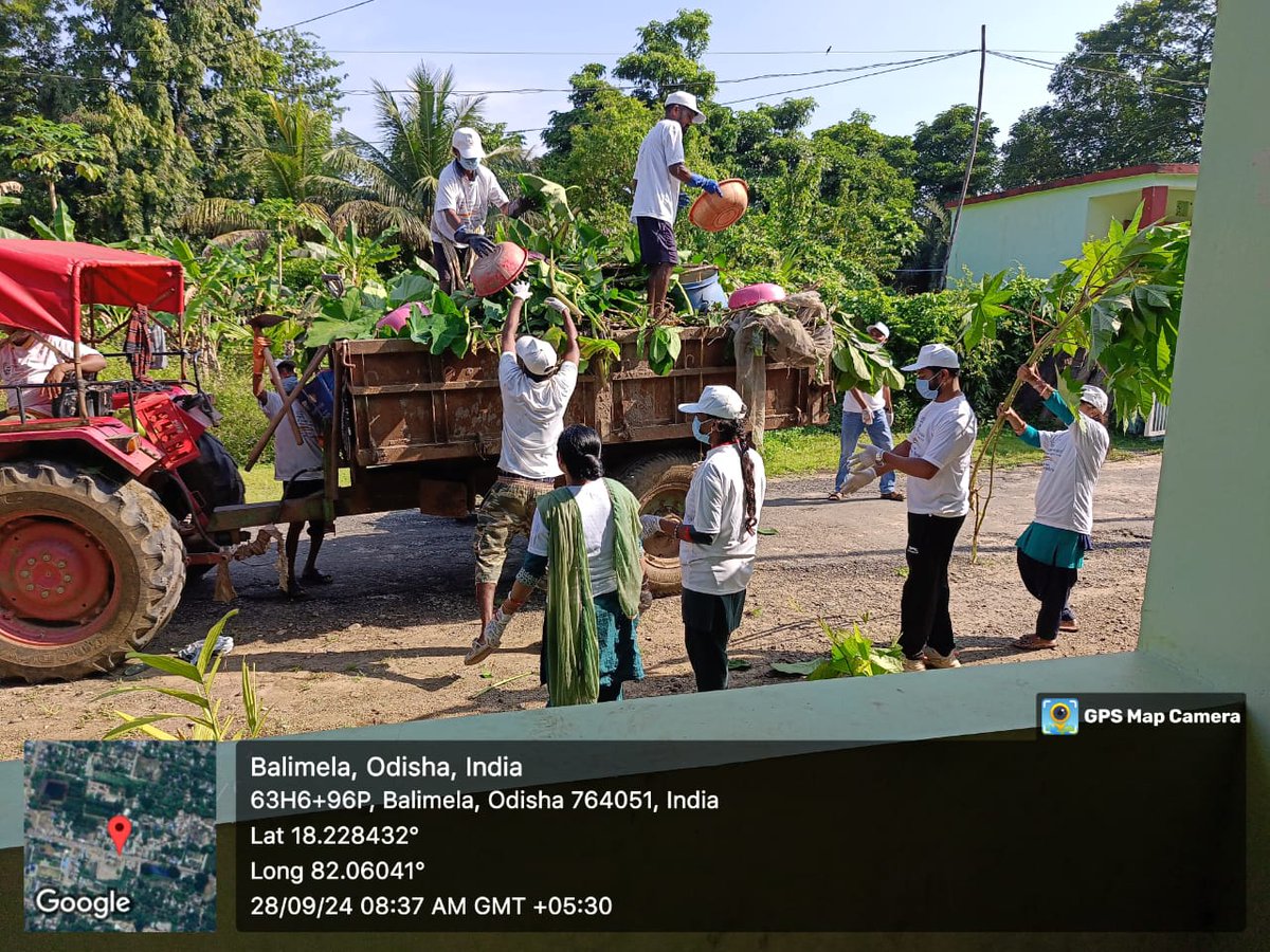 Mass Cleanness drive organised at NAC, Balimela in connection with Swachhata Hin Seva Campaign.