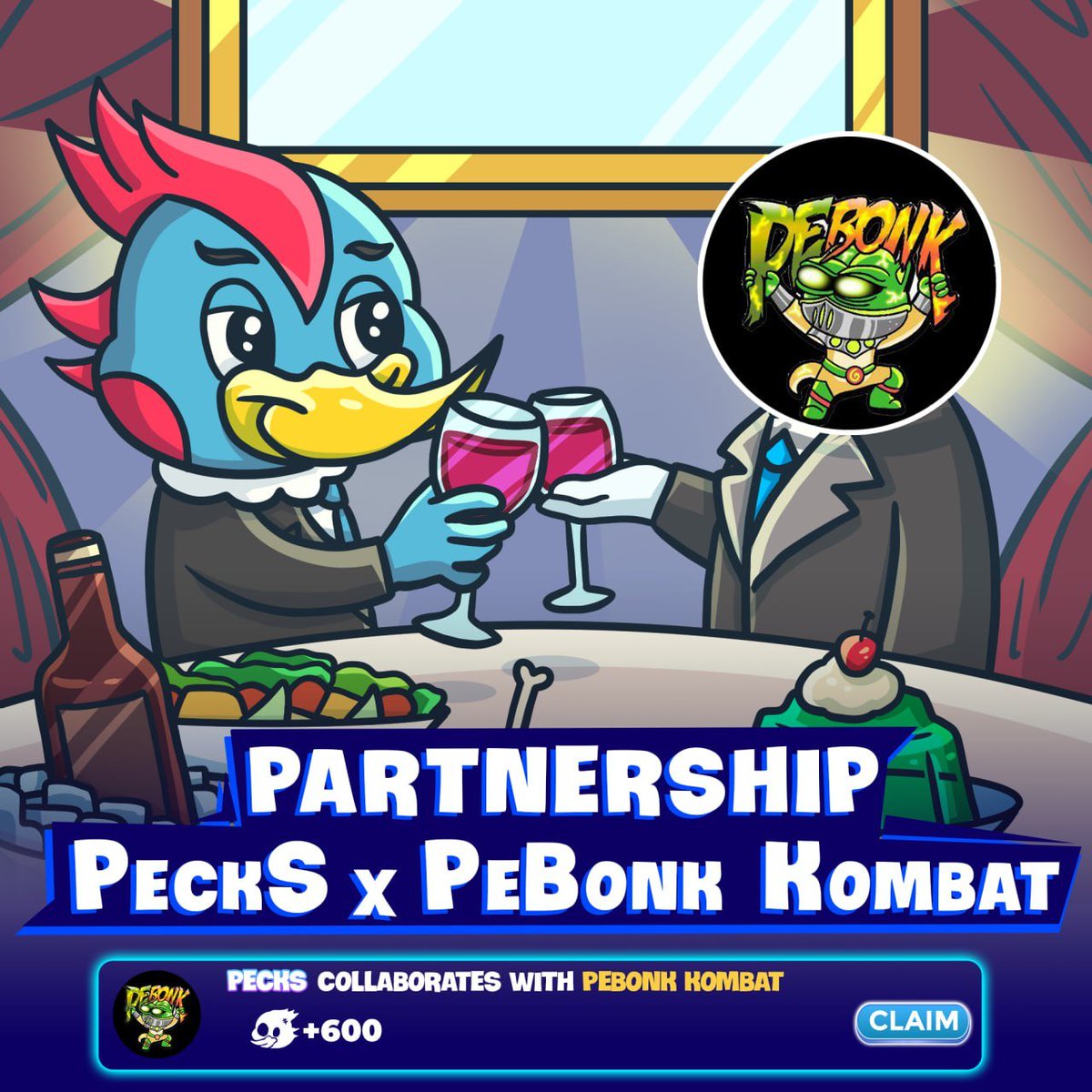 realPecksHouse's tweet photo. 🌟 PeckS and PEBONK KOMBAT Unite: A New Chapter Begins! 🌟

🚀 What This Collaboration Offers You:
🔸 Expand Your Reach: Engage with diverse audiences and broaden your impact.
🔸 Access Unique Perks: Enjoy special bonuses and limited-time incentives.
🔸 Strengthen Connections: Amplify your presence through PEBONK KOMBAT’s extensive network.
🔸 Achieve Success Together: Partner on innovative projects that foster mutual growth.

💰 Claim Your FREE BOX CARD Today! Join PeckS and complete these steps:

Let’s strive for excellence together! 🌠