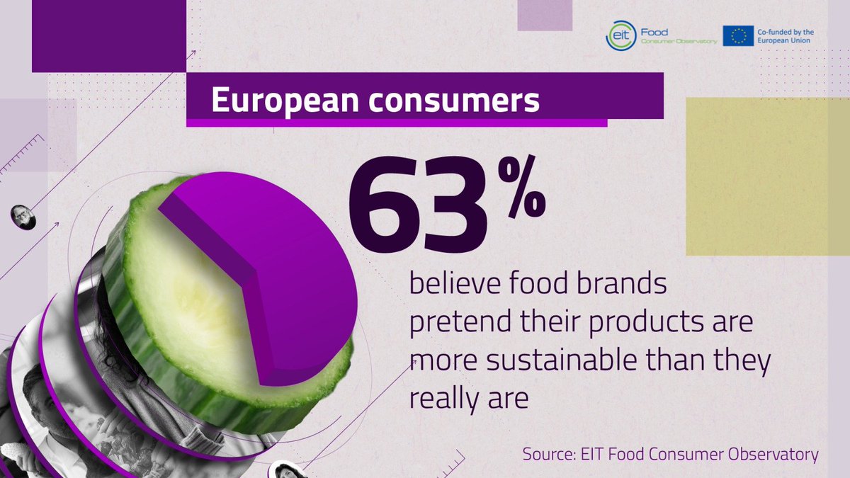 EITFood's tweet photo. Would you use an eco-label to help you make more sustainable food choices? 🌍

Discover more about what European consumers think in the study by the #ConsumerObservatory, Europe's hub for consumer insights on #agrifood topics 👇
https://t.co/FbYzt1emSq https://t.co/XU6bthJaxf