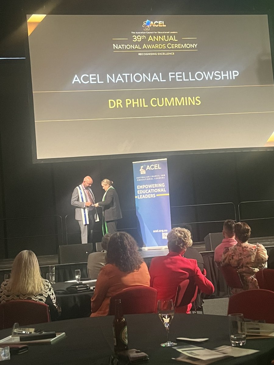 mareewhiteley's tweet image. Congratulations to an excellent educational leader &amp;amp; @acelaustralia Fellowship award recipient @DrPhilCummins #loveyourwork @aSftomorrow 👏🏼👏🏼
#ACELNC24 #acel