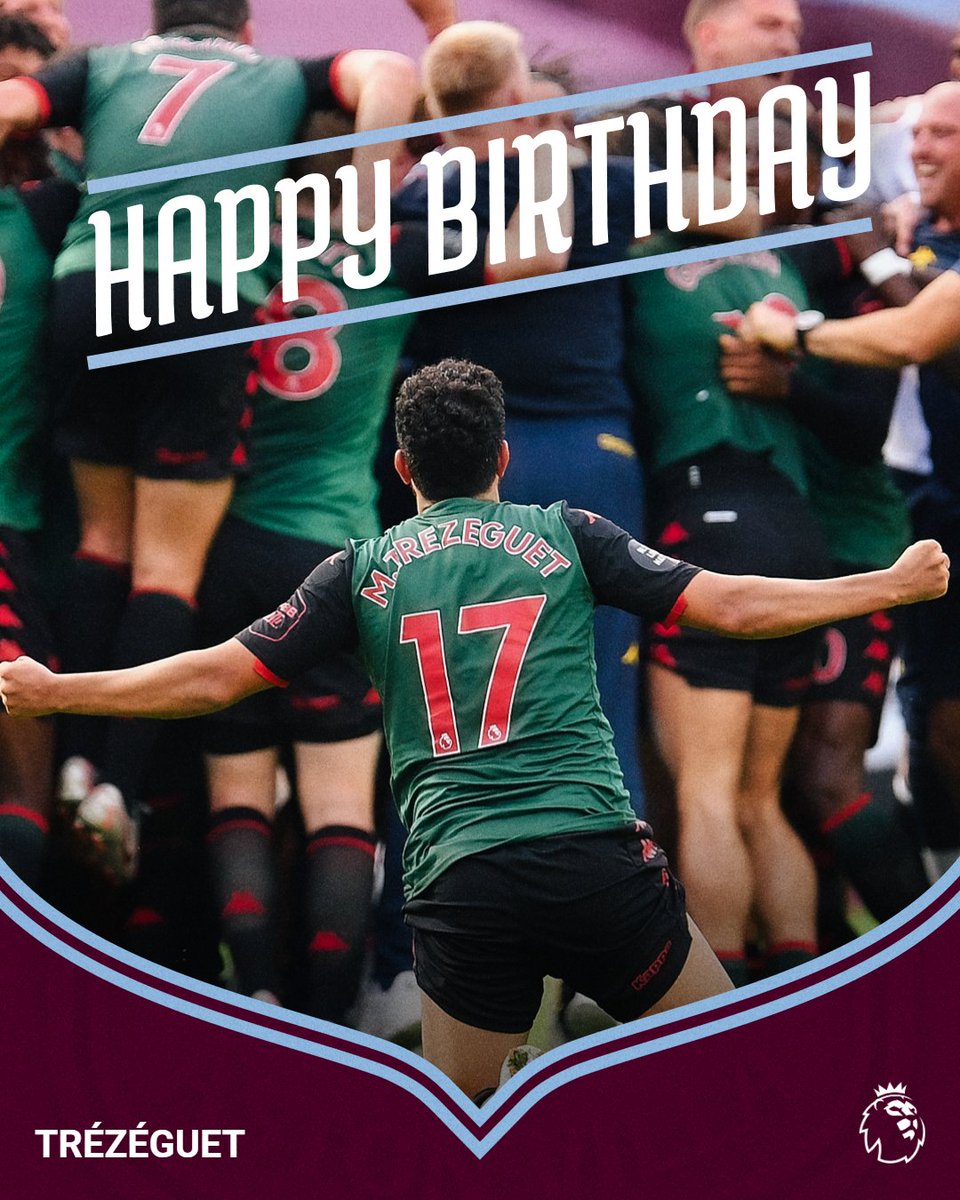 AVFCOfficial's tweet photo. Happy birthday, @Trezeguet! 🇪🇬 https://t.co/8ApT4si1H0