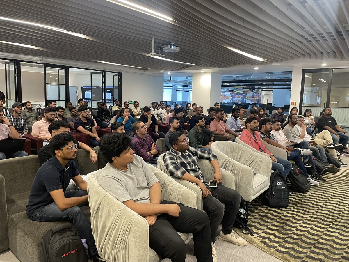 🚀 Last Saturday, we wrapped up an amazing React Meetup #80!

A huge thank you to our incredible speakers <a href="/Sagarpreet_07/">Sagarpreet Chadha</a>, <a href="/mayankkussh/">Mayank</a>, <a href="/soni_jheel/">Jheel Soni</a>, Shreyansh, <a href="/kpulkit29/">Pulkit Kashyap</a>, Manish Jhanwar, and Romulo for their inspiring insights! 🙌

Big shoutout to <a href="/Rippling/">Rippling</a> for hosting us! 🎉