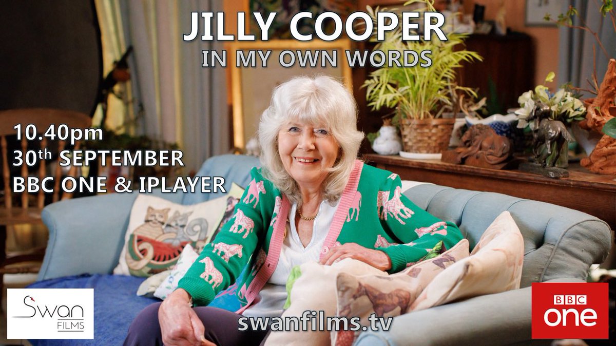Tonight at 10.40pm <a href="/BBCOne/">BBC One</a> and <a href="/BBCiPlayer/">BBC iPlayer</a> the legendary Dame Jilly Cooper talks sex, class and writing in this “fabulous romp through her ‘lucky life’” (Radio Times) #jillycooper