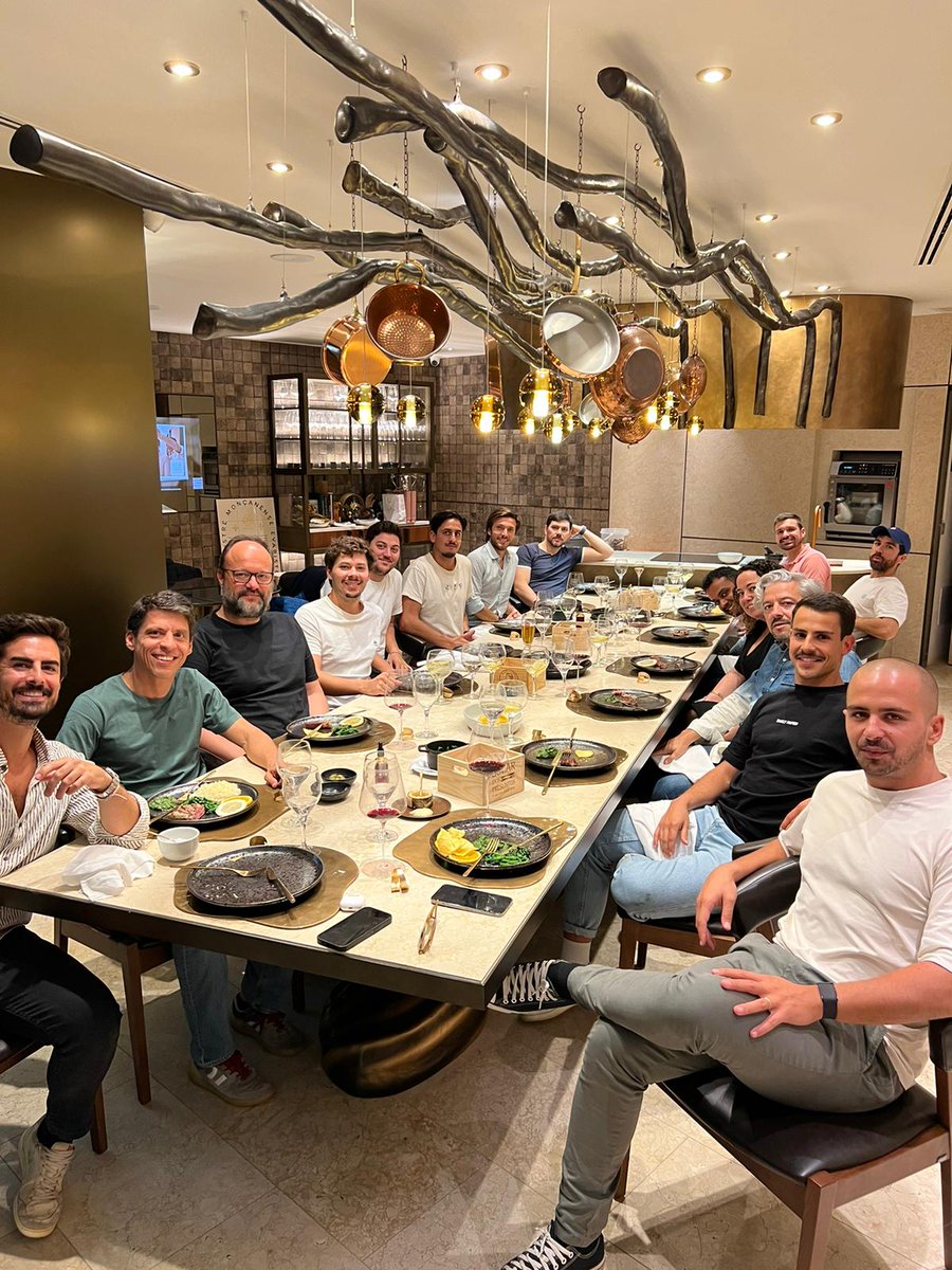 One more killer <a href="/joinupsideclub/">Upside</a> event in the books 🔥

In total, 15 founders were kind enough to trust myself and <a href="/smackingg/">André Oliveira</a>  with their time and openness.

Here's some of the stuff we talked about:

1) Crypto as a backend technology

2) The loneliness of solo founders

3)
