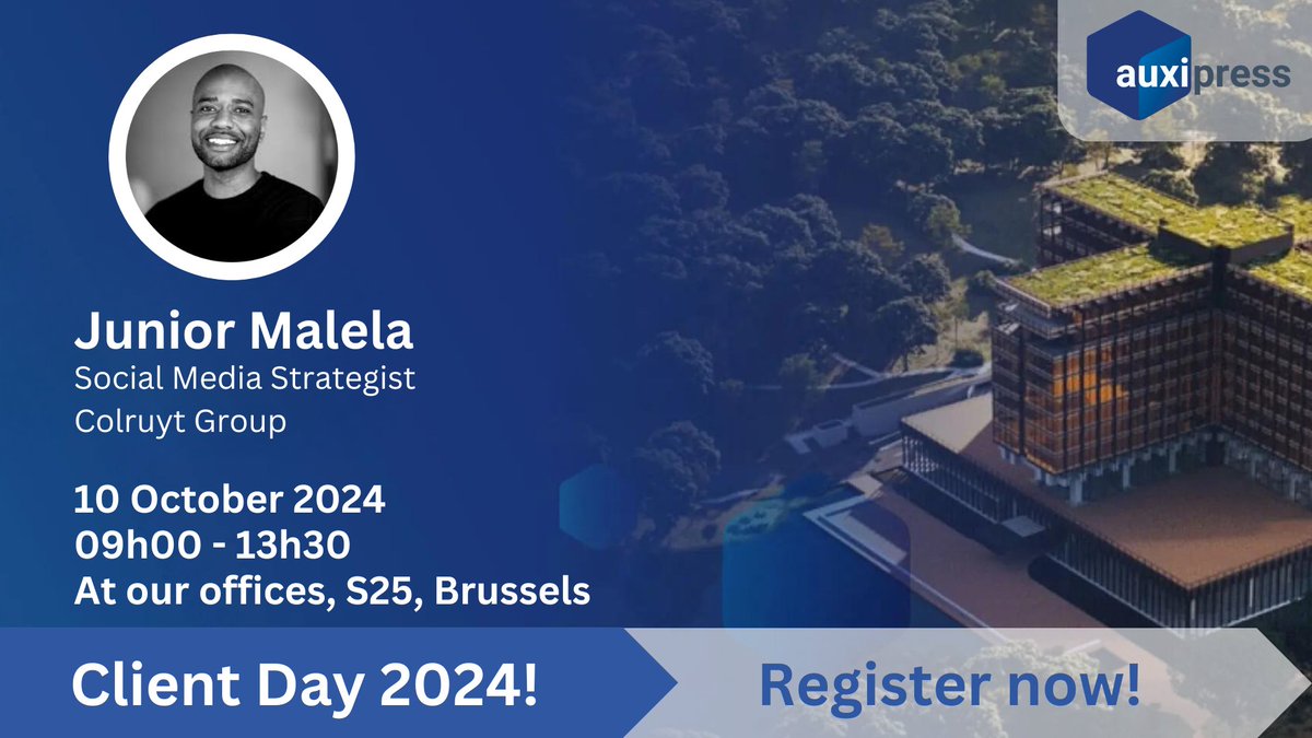 Auxipress's tweet photo. 🚀 Exciting Speaker Announcement! 🚀

On Client Day, Junior Malela will share insights on how Consumer Data drives strategy and boosts relevancy in today's dynamic landscape.

A must-attend session for anyone looking to optimize their brand’s presence!

https://t.co/YlxgOaWXJW https://t.co/XDXd68UGQ7