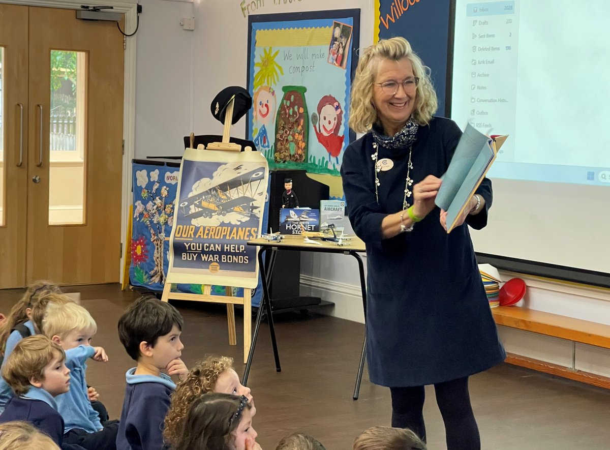 TownCloseSchool's tweet photo. Drawing on her 20 years of professional experience flying in a range of passenger aircraft including Concorde, Mrs Taylor delivered a fascinating Assembly to Pre Prep this morning about the evolution of aviation.
#TownClosePrePrep #TownCloseAssembly #TownCloseMoments https://t.co/kNa4mlapWb