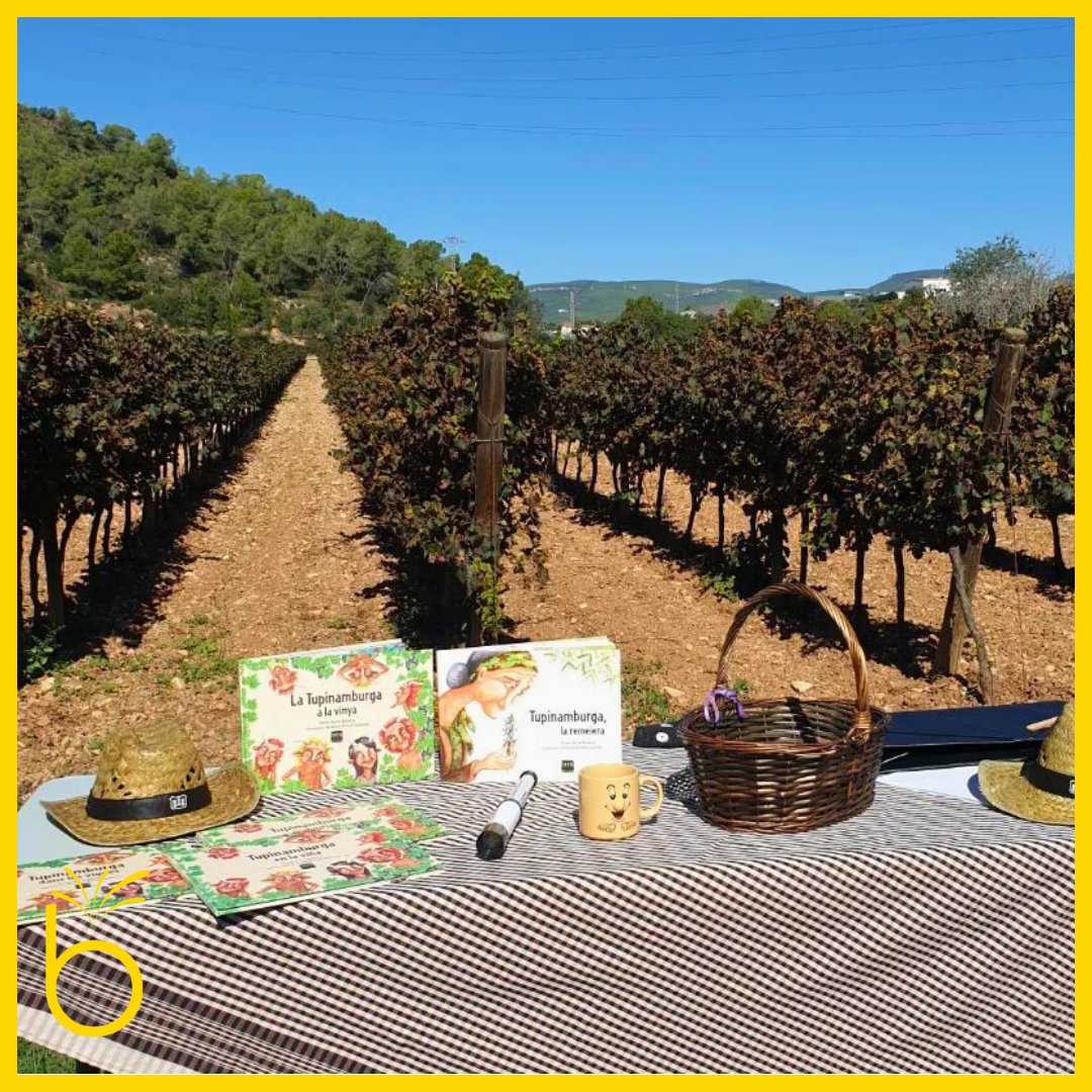 BrinsEdicions's tweet photo. Com ens agrada un bon contaconte! @roserserramedina va explicar #tupinamburga a la vinya, literalment! 📖 A més, va cantar amb grans i petits i van poder gaudir d’un matí de collita de raïm🍇 #LecturaInfantil #BrinsEdicions #ConteInfantil https://t.co/J2eyVNUMwp
