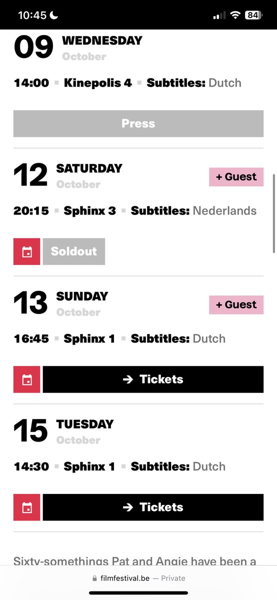 xmacyjami's tweet photo. Iemand die toevallig ticket doorverkoopt voor All Shall be Well op zaterdag 12 oktober? 😩 #FFG2024 #filmfestgent https://t.co/nz6iBNyj9x