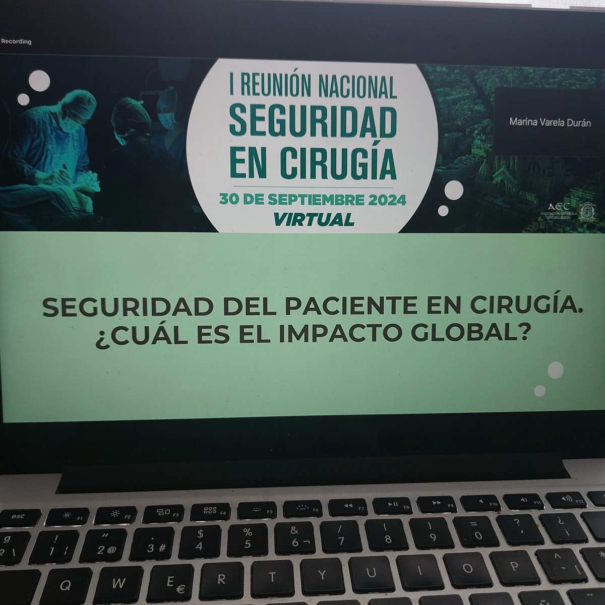 AEC_calidad's tweet photo. #rnseguridad2024 Impacto global  de la seguridad del paciente en cirugía @aecirujanos @ParesDavid @SENSARorg @juliomayol @victorsoria65 https://t.co/UJKsVg7cJN