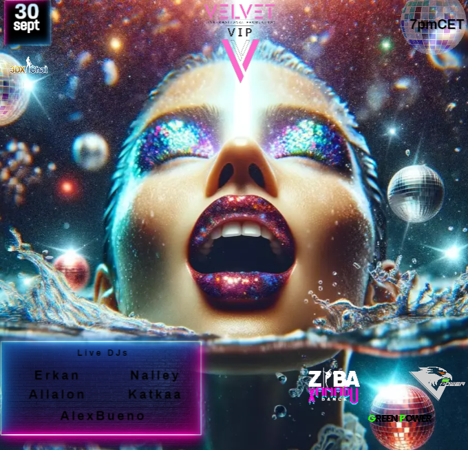 3dxvelvetdjs's tweet photo. Erkan - Nalley - Allalon - Katka - Bueno
if you say it very fast , sounds like a good Mediterranean recipe and it Velvet's recipe for amazing Monday music night
see you all for delicious music at 7PM CEST
#3dxchat #3dxchatevent #3dxevent https://t.co/SzjPSEMf4f